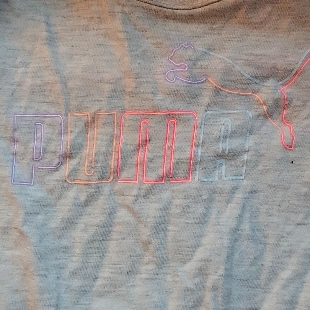 Grey Puma girls onesie 0-3 months